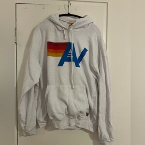 Logo Pullover Relaxed Hoodie, Size XL | Aviator Nation